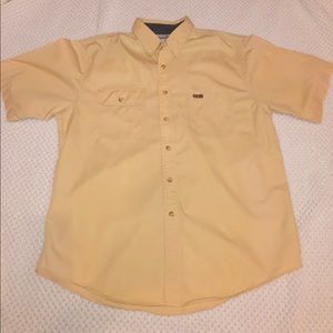 Men’s Med Carhartt button up shirt sleeve shirt